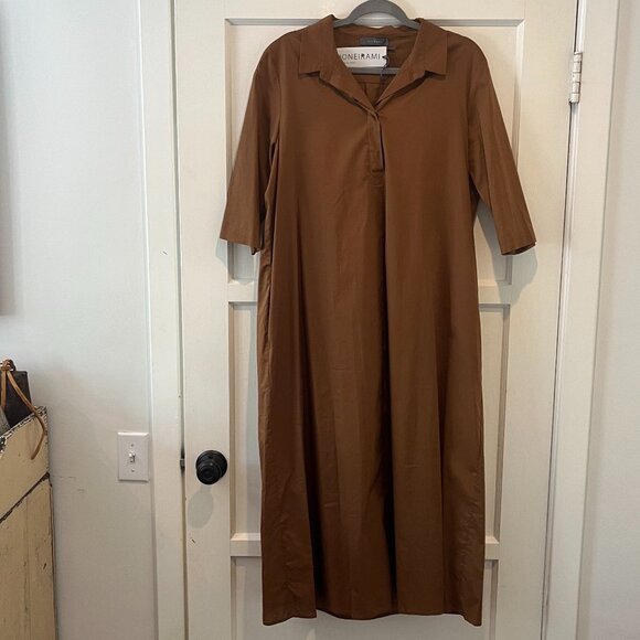 Neirami Caftan Long Dress XL Tobacco with tags - Picture 1 of 4